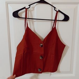 Button up tank top
